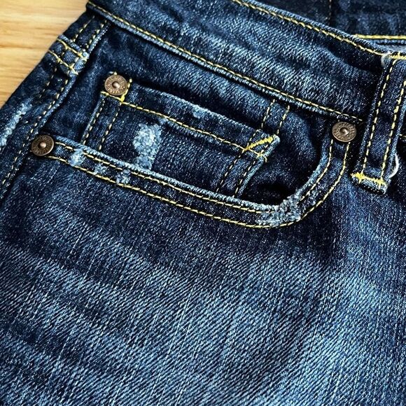 LUCKY BRAND ASHFORD CLASSIC RIDER EMBROIDERED CASUAL EVERYDAY WEAR PREMIUM JEANS - Picture 3 of 13